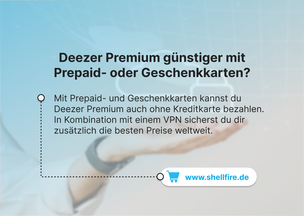 Deezer Premium günstiger mit Prepaid- oder Geschenkkarten?